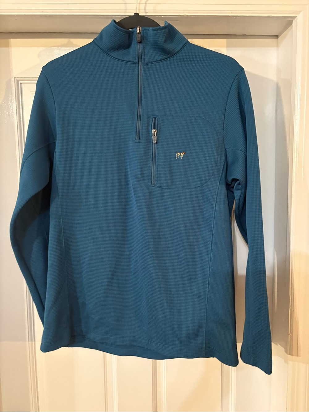 Southern Point Co. 1/4 Zip Blue Waffle Pullover  XL Performance Golf
